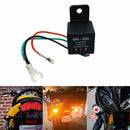 Motorcycle LED flashing light 3 Pin DC 12V turn signal relay controlle OZ
