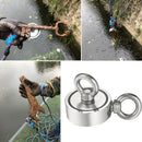 Neodymium Fishing Magnets (Double-Sided Magnetic) Round Neodymium Magnet Wi