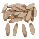30pcs Oval Wood Log Slices DIY Rustic Craft Wedding Centerpieces Decorations