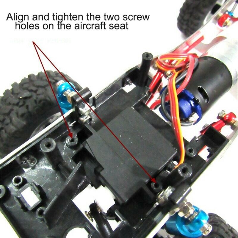 Steering Gear Metal Fixing Piece for Wpl Remote Control Car the Steering Ge C2I4