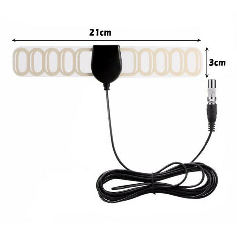 25miles Indoor TV VHF UHF FM 4K 1080P HDTV HD DVB-T2 ATSC HD Thin TV Antenna TE