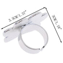 Nail Art Metal Finger Ring Palette Color Painting Pigment Holder nail art Toly