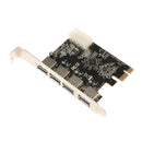 Laptop 4-Port 5Gbps USB 3.0 to PCI-E Card PCI Express Expansion Card Adapter