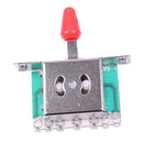 5-way Lever Pickup Selector Tone Switch Knob for ST SQ Electric Guitar Red