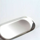 2 Pieces Stainless Steel Towel Tray Storage Tray Fruit Trays Cosmetics Jewe J9O3