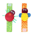 Cartoon Infant Baby Kids Socks Rattle Toys Early Education Wrist Rattles