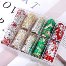 Nail Foils Lace Fragments Glitter Series Nail Art Stickers Transfer Decals Decor