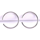 9X Nose Ring Open Hoop Lip Body Piercing clip on Studs Stainless Steel JewelryTO