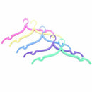 5pcs Portable Travel Outdoor Camping Folding Plastic Clothes Coat Hangers R