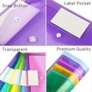 20 Pack PP Envelopes Poly Envelopes, Clear Document Folder A4 Size File Env G5G8