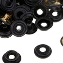 40x Metal Press Stud Snap Button Popper Fastener for Leather Clothes Repair