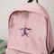 Colorful Sequins Keychain Star Shining Girl Backpack Jewelry Gifts (Pink) A