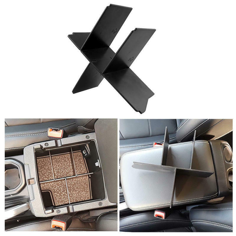 1*Car Armrest Storage Box Partition Central Control Insert Storage Interior