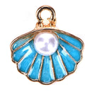 10pcs/lot Enamel Sea Starfish Shell Charms Pendant DIY Jewelry Making Findings