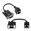 2pcs Db9 To Rj45 Cable Db9 Male To Rj45 Female Extension Cable