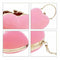 Women Girls Heart Shape Handbag Evening Party Tote Purse(Pink) F8X5