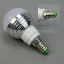 E14 3W RGB 16 Color Changing Home LED Bulb Lamp Light With IR Remote Control New