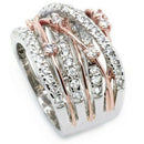 Zircon Stone Rings For Women Fashion Jewelry Engagement Wedding Ring Rose G
