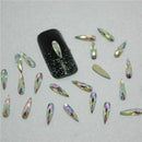 10pcs Top Czech AB Crystal Flatback Rhinestone Nail Art Decoration DIY ss L K7C1