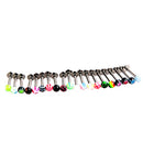 Flossy 10X Stainless Steel Ball Top Lip Studs Ear Rings Tragus Body Piercing YU