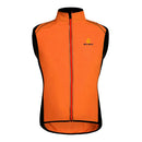 Unisex Reflective Bike Cycling Windproof Vest Running Sports Coat XL Orange