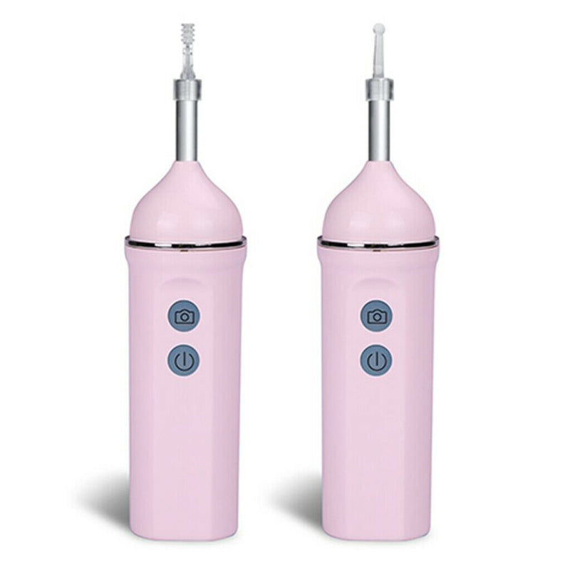 WiFi Wireless Visual Earpick HD Earwax Clean Tool Cleaning Scoop 5.3mm Pink