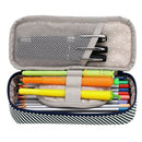 Bon208 High Capacity Pencil Case- Cute Floral Pencil Pouch Stationery Organ