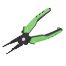 Angling Fishing Pliers Scissors Hook Removal Disgorger Line Cutter  Green