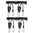 2 Pairs 1/4 Inch 8-Feet Long Adjustable Heavy Duty Clip, Reinforced Metal I I7M1
