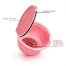 Stainless Steel Reusable Coffee Capsule Cup Filter for Dolce Gusto (Pink) A
