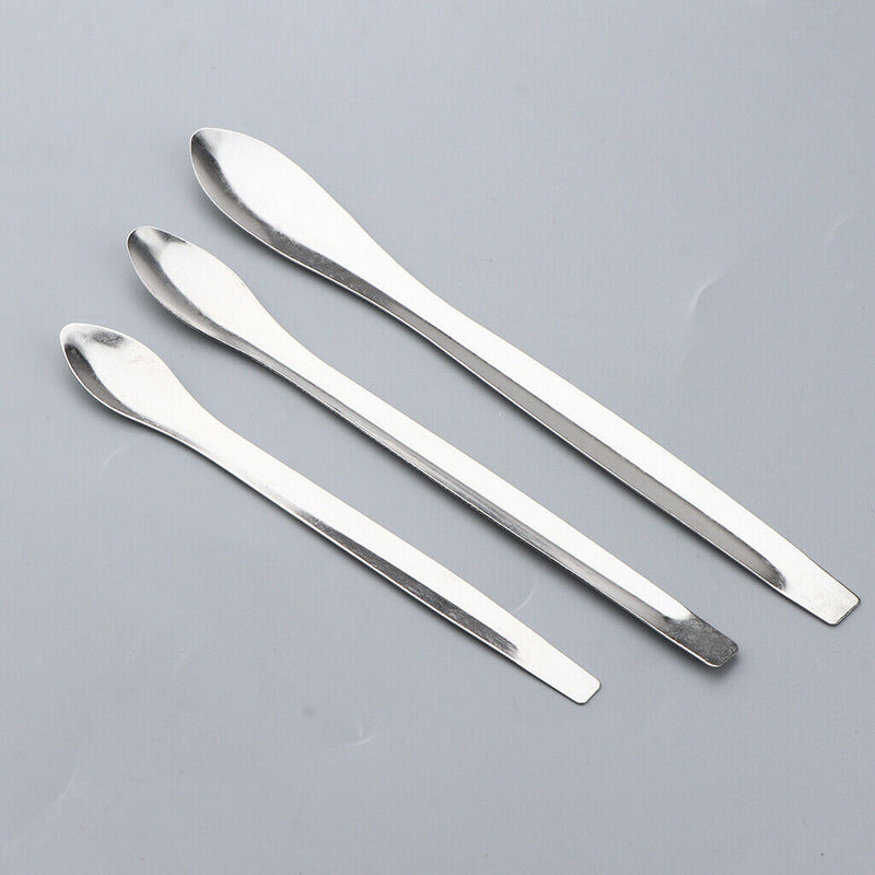 3 Sizes Stainless Steel Lipstick Making Spoons DIY Lip Balm Scoops Dispensing
