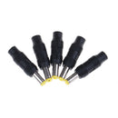5X Dc power 3.5mm x1.35mm female jack to 5.5x2.1mm male plug adapter connecto ME