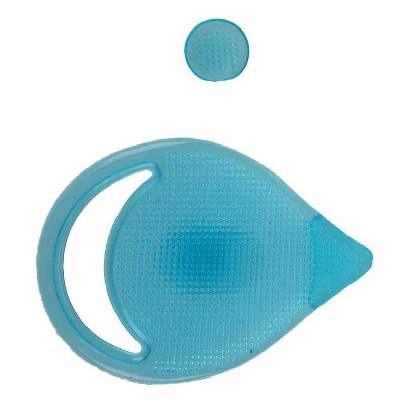 5X(2pcs face clean pad blackhead remover brush (random color) B1N3)