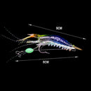 5pcs Soft shrimp bait luminous silicone prawn fishing lures hook bait 5 coloME