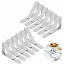 Tablecloth Clips,12 Pack Stainless Steel Table Cloth Holder Table Cover Cla I9C8