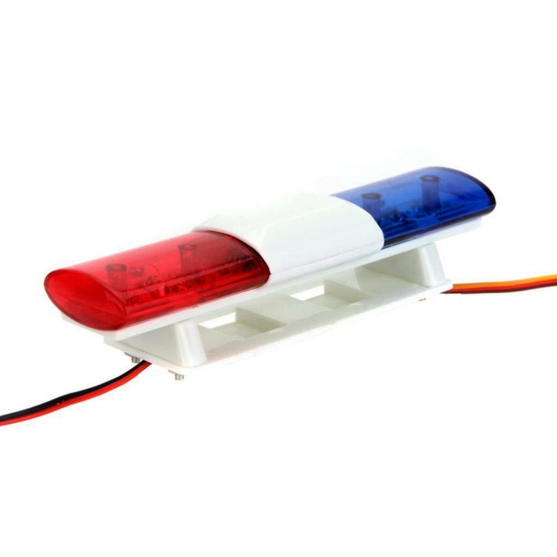 Durable Police Night Flash LED Lights Lamp 1:10 1:8 RC Crawler Car Accessory