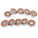 10 Pcs Stainless Bearings Performance Roller Skate Scooter Skateboard Wheel lj