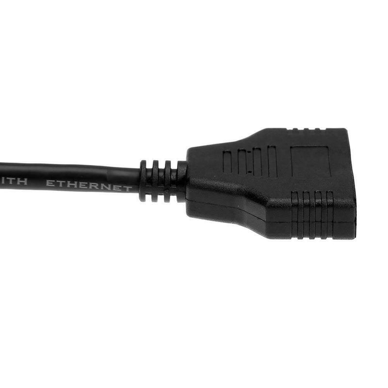 HDMI HD 1 in 2 Adapter Cable Conversion Cable Video Adapter for PC HD TV
