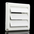 Plastic Air Vent Grille Cover 3 Gravity Flaps Wall Ventilation Grille With Net