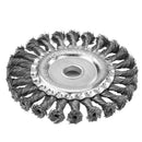 Lawn Mower Grass Trimmer Head Twist Knot Brush Steel Wire Wheel Brush Disc