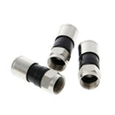 Rg6 F Type Connector Coax Coaxial Compression Fitting For Rg6 Coax Cable 20