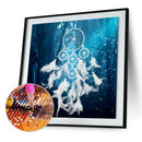 5D DIY Full Round Drill Diamond Painting Dreamcatcher Cross Stitch Craft
