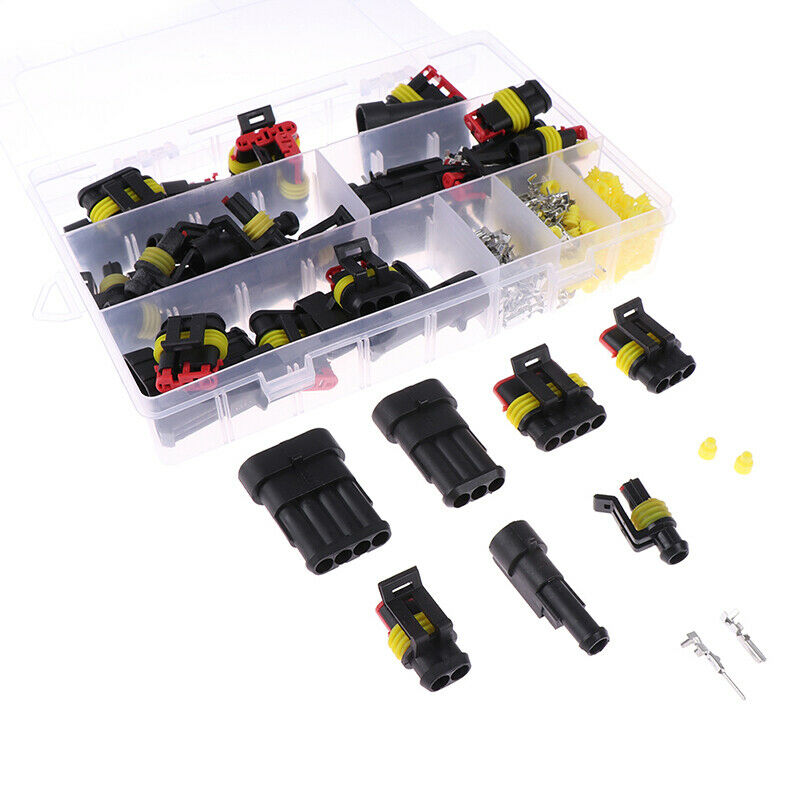 26 Sets Waterproof Car Auto Electrical Wire Connector Plug 1-4 Pin Way Plu C Gw