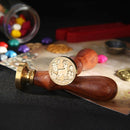 Animal Pattern Fire Painting Stamp Wax Seal for Stamping Envelope Card (A) A