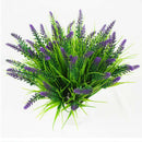 Artificial Silk Floral Flower Lavender Bouquet For Home Wedding Garden Decors