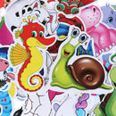 30Pcs Cartoon animal stickers DIY scrapbook suitcase laptop guitar bike stick BX