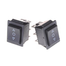 2x 6 Pins On-Off-On Rocker Switch Momentary Rocker Switch Tw