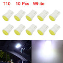 10X Car Interior LED T10 COB W5W License Wedge Door Instrument Side Bulb LampJlj