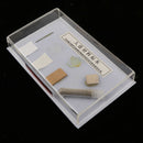 7 Kinds of Artificial Materials Specimens Display Collection , 6.7x4x1.2inch