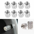 8pcs Aluminium Car Wheel Tyre Valve Stems Air Screw Cap Accessories